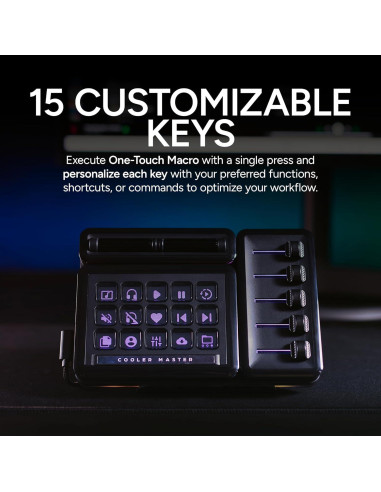 Kit de Creación Modular MasterHUB Cooler Master - 15 Teclas IPS