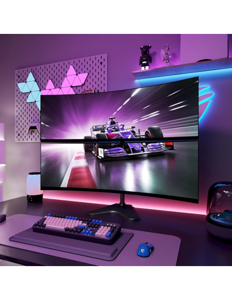 Soporte Doble para Monitor Putilsen Mount 17-49" Negro