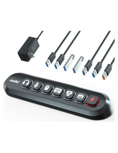 Hub USB 3.0 Alimentado Atolla de 7 Puertos con Carga Rápida