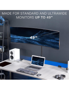 Soporte de Escritorio VIVO STAND-V100R para Monitores 49" 2