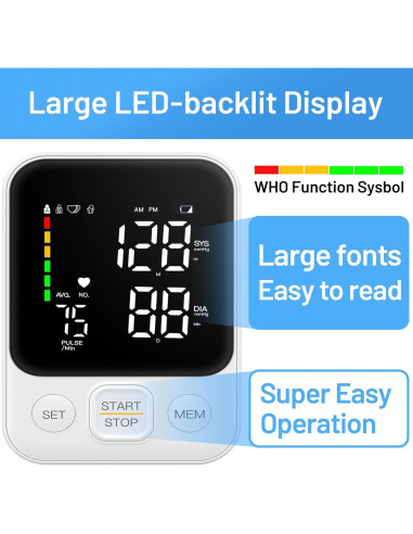 Esfigmomanómetro Manual Shenzhen Jamr C02 con Pantalla LED