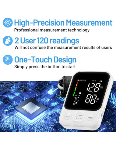 Esfigmomanómetro Manual Shenzhen Jamr C02 con Pantalla LED