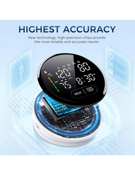 Esfigmomanómetro Automático Brazo Superior Jamr BN1WC 240 Memorias