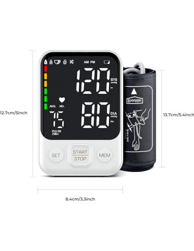 Esfigmomanómetro Manual Shenzhen Jamr C02 con Pantalla LED