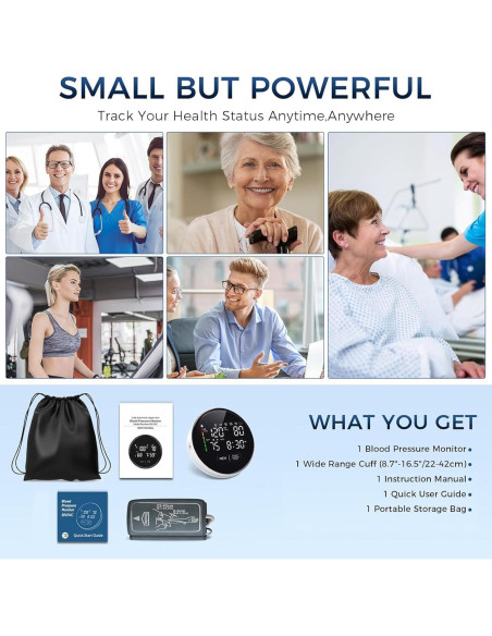 Esfigmomanómetro Automático Brazo Superior Jamr BN1WC 240 Memorias