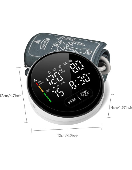 Esfigmomanómetro Automático Brazo Superior Jamr BN1WC 240 Memorias