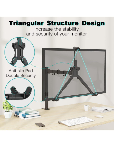 Adaptador VESA MOUNT PRO para Monitores 19-32" No VESA