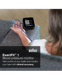 Monitor Digital de Presión Arterial Braun ExactFit 1 BUA5000 2