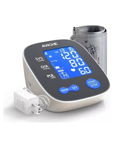 Monitor de Presión Arterial Digital AVICHE con Pantalla LCD