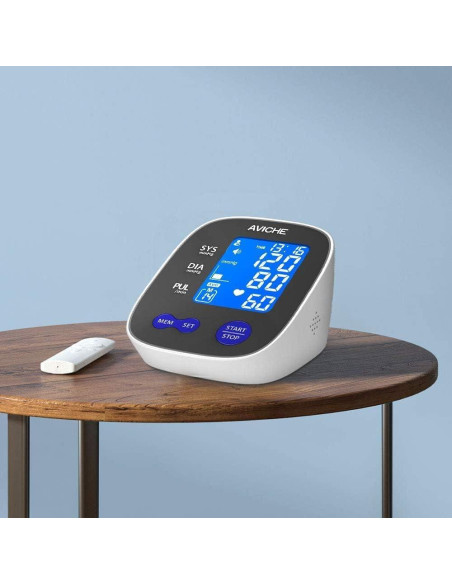 Monitor de Presión Arterial Digital AVICHE con Pantalla LCD