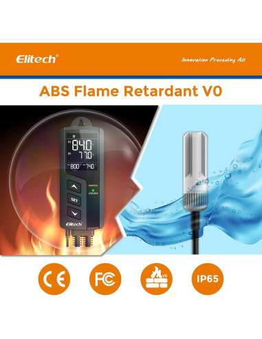 Controlador de Temperatura y Humedad Elitech STC-1000WiFi