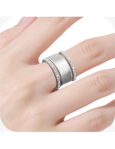 Anillos Apilables Ajustables Baño de Oro 14K para Oura Ring