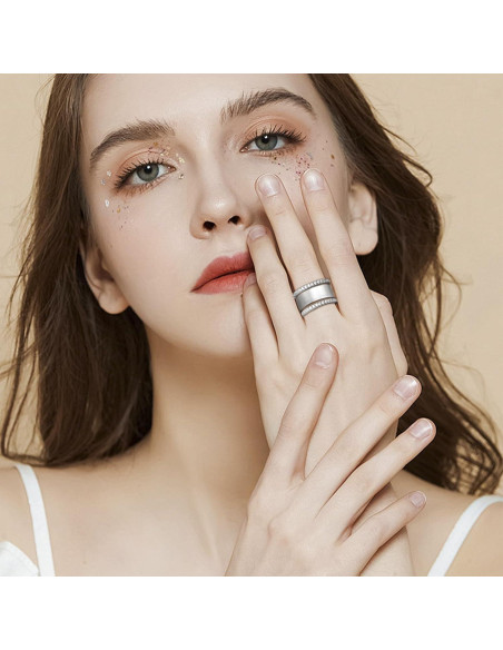 Anillos Apilables Ajustables Baño de Oro 14K para Oura Ring Anillos Apilables Ajustables Baño de Oro 14K para Oura Ring