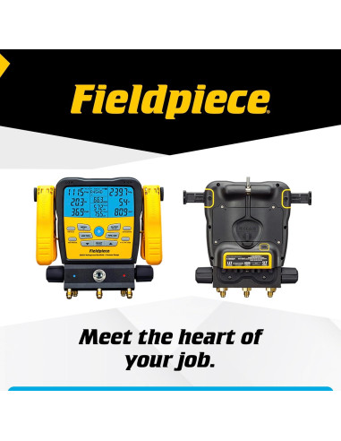 Manifold de Refrigerante Inalámbrico Fieldpiece SM382V 3 Puertos