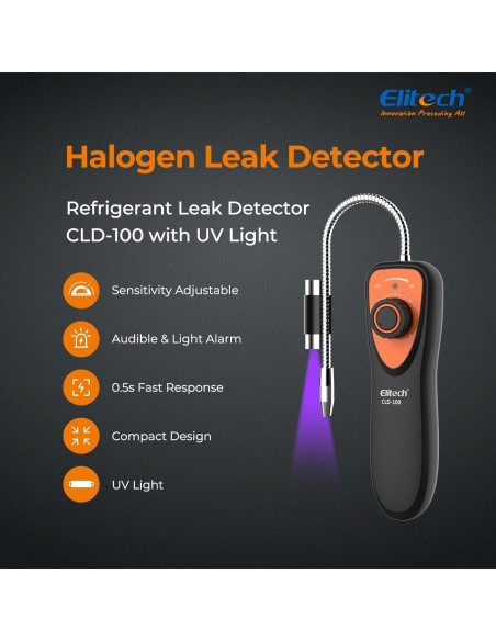 Detector de Fugas de Refrigerante Elitech CLD-100UV Sensible
