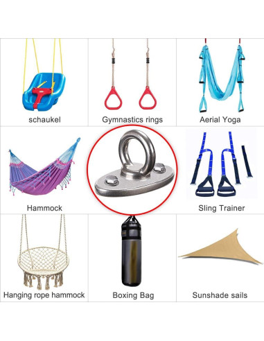 Soporte de Techo y Pared BeneLabel para Entrenador de Suspensión 1270kg