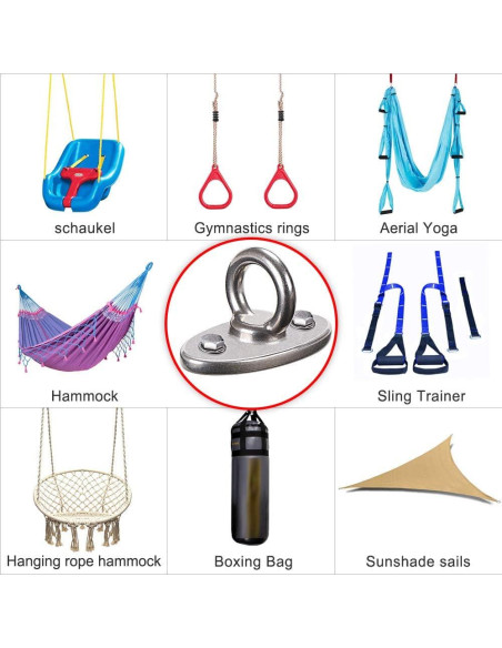 Soporte de Techo y Pared BeneLabel para Entrenador de Suspensión 1270kg