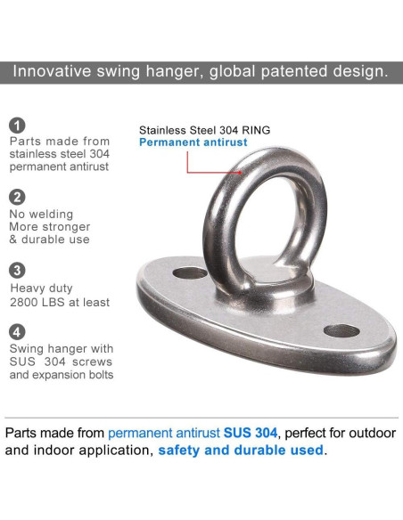 Soporte de Techo y Pared BeneLabel para Entrenador de Suspensión 1270kg