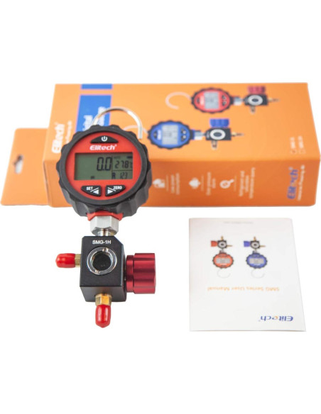 Manómetro Digital Elitech SMG-1H 0.1-55.2 bar para Refrigeración