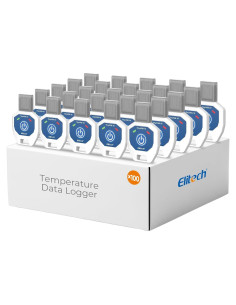 Registrador de Datos de Temperatura Elitech 100 Unidades -10 a 40C