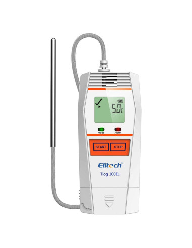 Registrador de Datos Elitech Tlog 100EL -196C a +150C Paquete de 4