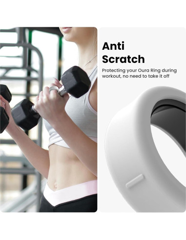 Protector de Silicona Chofit para Oura Ring 4 y Gen3 - 8 Pack