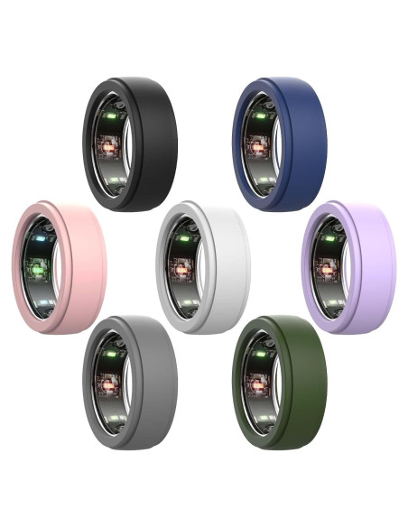 Cubierta de Anillo Silicona BOTOMALL para Oura Ring Gen 3/4 - 7 Pack