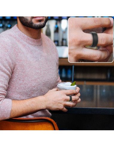 Cubierta de Anillo Silicona BOTOMALL para Oura Ring Gen 3/4 - 7 Pack