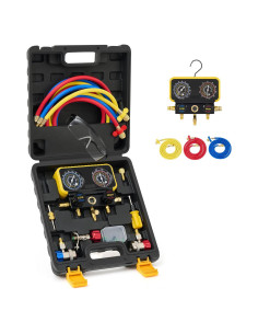 Kit de Manómetros de A/C Orion Motor Tech para Refrigerantes