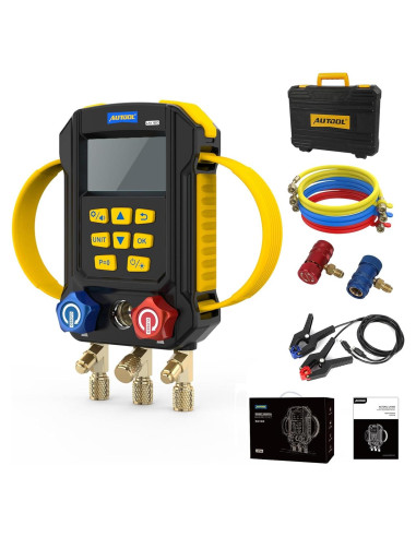 Manómetro Digital AUTOOL LM160 para Refrigerantes HVAC
