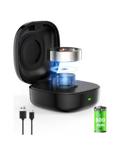 Estuche de Carga Portátil ELFEYE para Anillo Oura Gen3 Tamaño 11