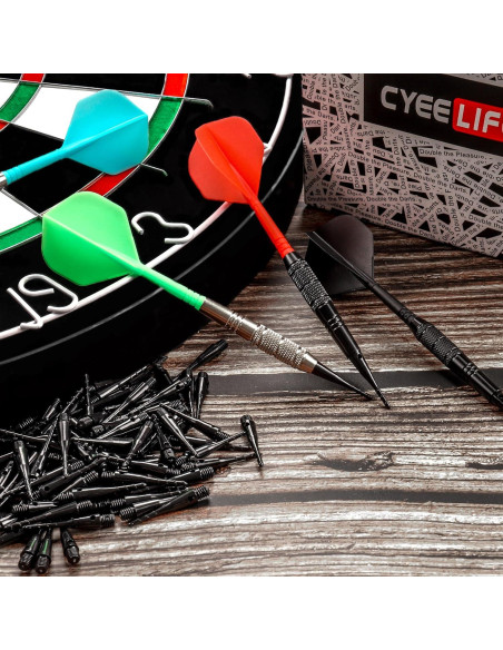 Dardos de Punta Plástica CyeeLife 12 Pcs 18 Gramos para Tablero Electrónico