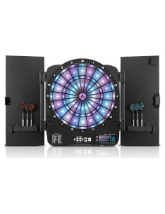 Juego de Dardos Electrónico PAETAE con Gabinete y 48 Juegos