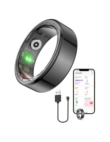 Anillo Inteligente Vital Health para Mujeres y Hombres - Tamaño 11