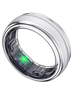 Anillo Inteligente SEEKZERO Fitness y Salud - Plata Elegante 6