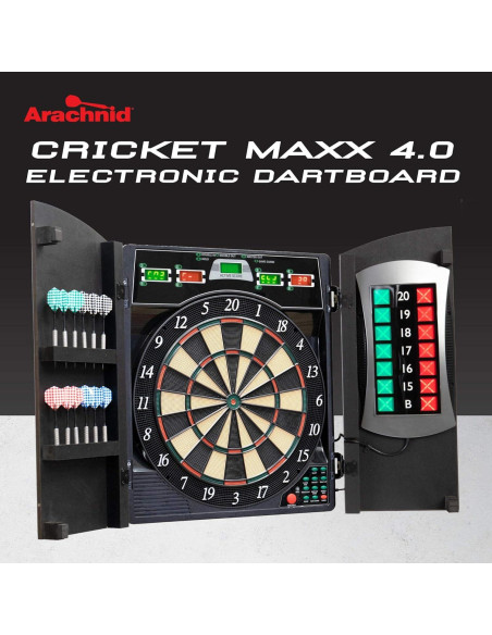 Conjunto de Dianas Electrónicas Arachnid Cricket Maxx 4.0