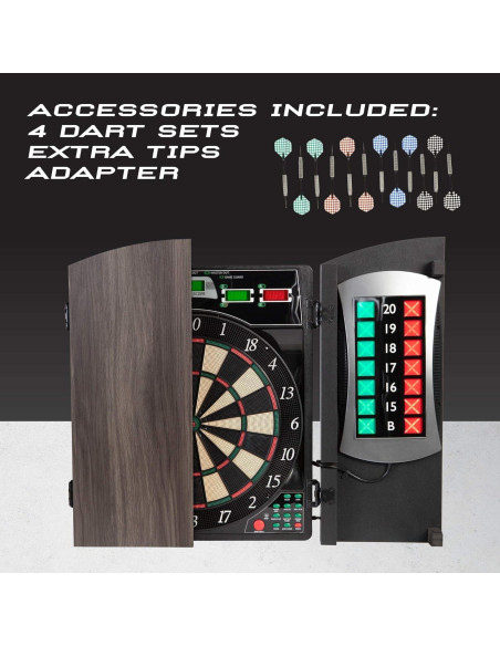 Conjunto de Dianas Electrónicas Arachnid Cricket Maxx 4.0