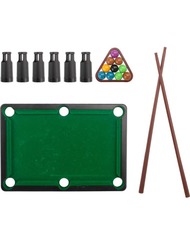 Juego de Mesa de Billar Mini Hiawbon 27.5x19.2 cm Portátil