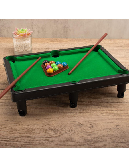 Juego de Mesa de Billar Mini Hiawbon 27.5x19.2 cm Portátil