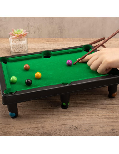 Juego de Mesa de Billar Mini Hiawbon 27.5x19.2 cm Portátil