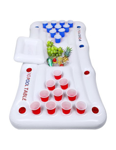 Flotador de Mesa de Juego Inflable Triumpeek 1.83 m con Enfriador