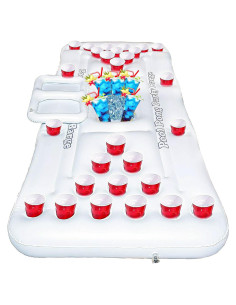 Mesa Inflable de Pong Hourleey 1.83 m para Piscina - Fiesta Flotante