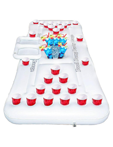 Mesa Inflable de Pong Hourleey 1.83 m para Piscina - Fiesta Flotante