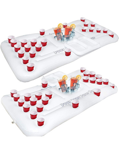 Mesa Inflable de Pong Hourleey 1.83 m para Piscina - Fiesta Flotante