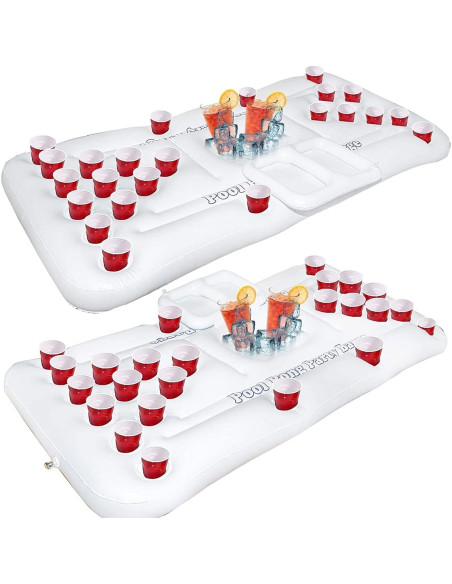 Mesa Inflable de Pong Hourleey 1.83 m para Piscina - Fiesta Flotante