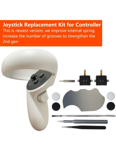 Kit Reemplazo Joystick Meta Quest 2 + Destornilladores T5
