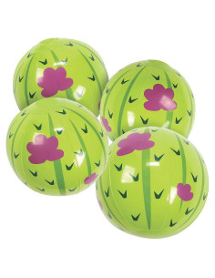 Mini Pelotas de Playa Cactus Fun Express - Paquete de 12