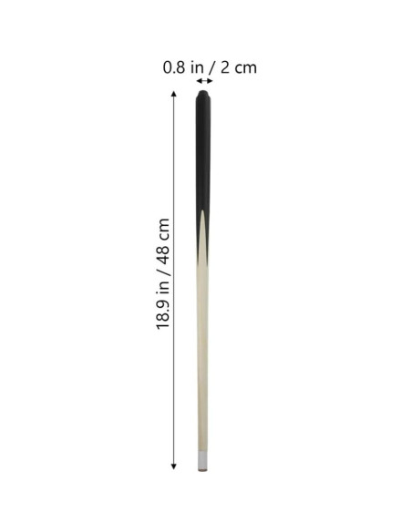 Palos de Billar Cortos Vaguelly 48cm para Niños - 2 Piezas