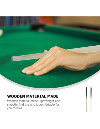 Palos de Billar Cortos Vaguelly 48cm para Niños - 2 Piezas