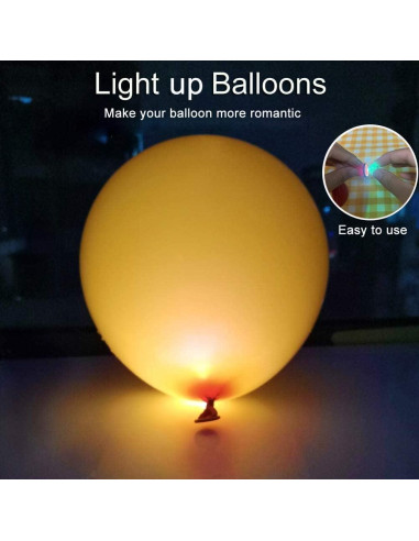 100 Luces LED Mini Bolas Redondas JJGoo - Color Mezclado